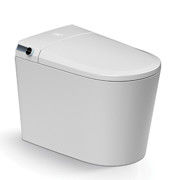 Toilette intelligente moderne avec réservoir d'eau en céramique intégré pour le projet de construction