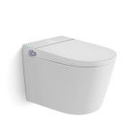 Toilettes intelligentes modernes fonctionnelles et performantes avec réservoir d'eau en céramique intégré