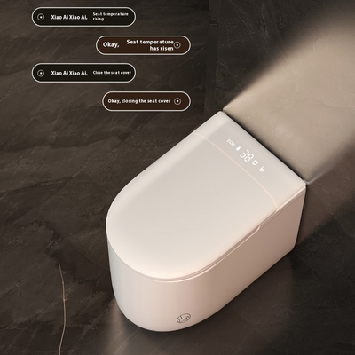 Έξυπνη Αυτόματη Τουαλέτα Στρογγυλή Smart WC Bidet Ηλεκτρικά Είδη Υγιεινής για Μπάνιο Δαπέδου Με Τηλεχειριστήριο