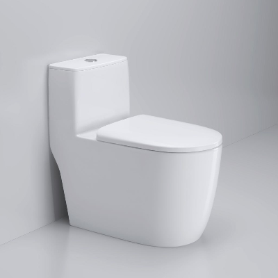 ประเทศจีน ผู้ผลิต ห้องน้ํา อุปกรณ์สุขอนามัย สีขาว กระจก ซีโฟนิก Washdown One Piece Toilet