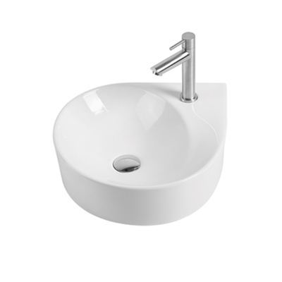 Całkowity zlew z umywalką naczynia naczynia łazienkowe zlew ceramiczny kubek Vanity Top Countertop Porcelana zlew do mycia rąk