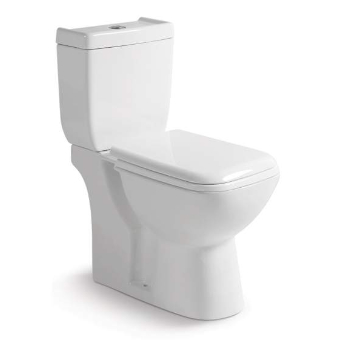 Two Piece Wash Down P/S-Trap Floor Mounted Toilet for School