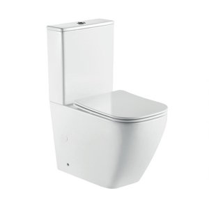 Simple Women WC Toilet Two Piece Bathroom Rimless Toilet Bowl Sanitary Ware for Home S-trap P-Trap for Bathroom