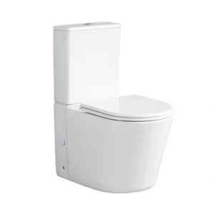 Watermark Standard Bathroom Ceramic Tornado Flush Universal Inlet Two Piece Toilet