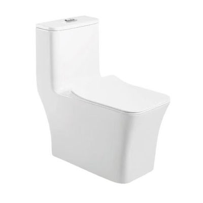 New Modern Design Square Shape One Piece Toilet Bowl SASO Passed Products Washdown W.C. Back to Wall Sanitary Ware Toilet