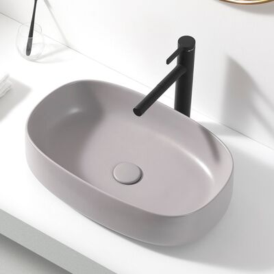 OEM CE CUPC Hot Sale Sanitary Ware Circal Round Lavabo Ceramic Hand Wash Basin Bathroom Vessel Sink Cement Porcelain Bowls