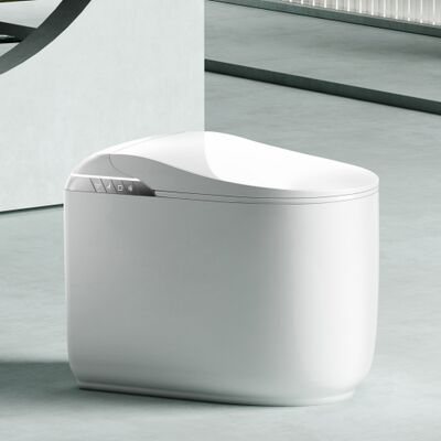 Upgraded Smart Toilet with Powerful Flush for Low Water Pressure One Piece Bidet Toilet with Heated Elongated Seat